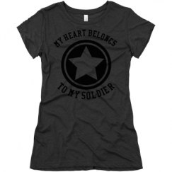 Ladies Slim Fit Super Soft Triblend Tee