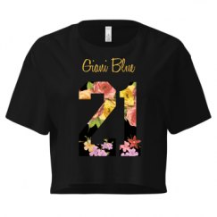 Ladies Festival Cali Crop Top Tee