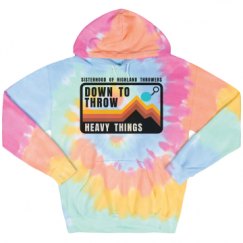 Unisex Tie-Dye Fleece Hoodie