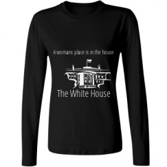 Ladies Relaxed Fit Basic Long Sleeve Tee