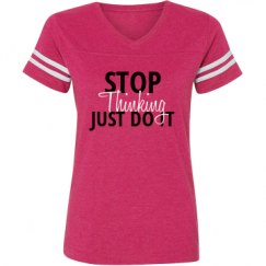 Ladies Relaxed Fit Vintage Sports Tee