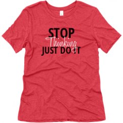 Ladies Relaxed Fit Super Soft Triblend Tee