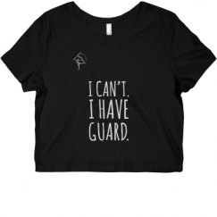 Ladies Slim Fit Crop Top Tee