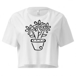 Ladies Festival Cali Crop Top Tee