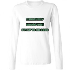 Ladies Relaxed Fit Basic Long Sleeve Tee