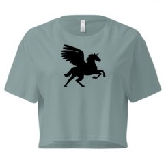 Ladies Festival Cali Crop Top Tee