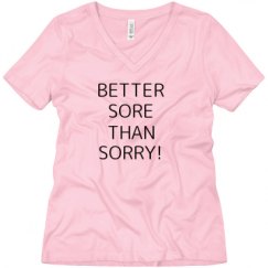 Ladies Relaxed Fit V-Neck Tee