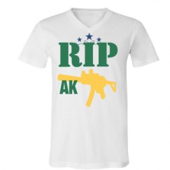 Unisex V-Neck Jersey Tee