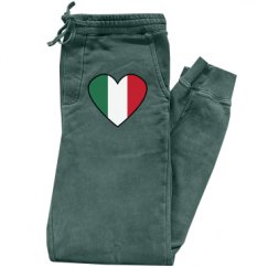 Pigment-Dyed Fleece Pants