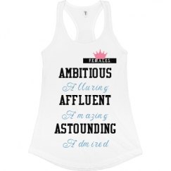 Ladies Slim Fit Racerback Tank Top