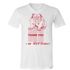 Unisex V-Neck Jersey Tee