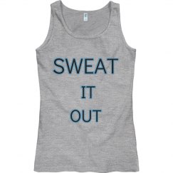 Sweat it out sports tank top