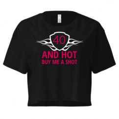 Ladies Festival Cali Crop Top Tee