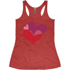 Ladies Slim Fit Super Soft Racerback Triblend Tank