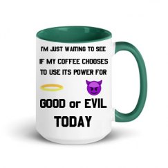 15oz Ceramic Mug with Color Inside