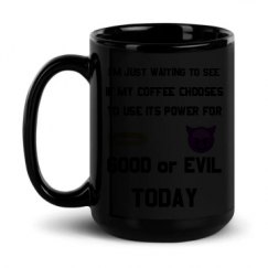 15oz Black Glossy Mug