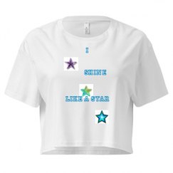 Ladies Festival Cali Crop Top Tee