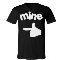 Unisex V-Neck Jersey Tee