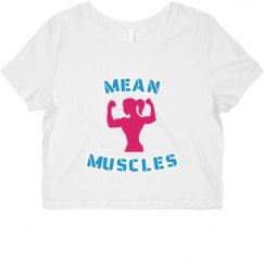 Ladies Slim Fit Crop Top Tee