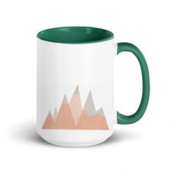 15oz Ceramic Mug with Color Inside