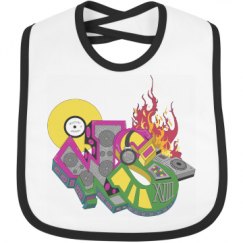 Infant Contrast Trim Bib