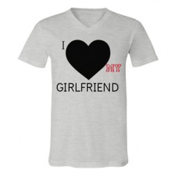 Unisex V-Neck Jersey Tee