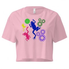 Ladies Festival Cali Crop Top Tee