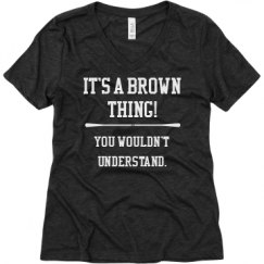 Ladies Relaxed Fit Super Soft Triblend V-Neck Tee