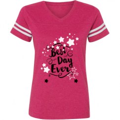 Ladies Relaxed Fit Vintage Sports Tee