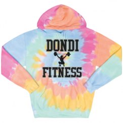 Unisex Tie-Dye Fleece Hoodie