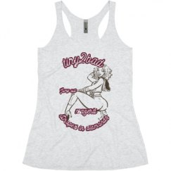 Ladies Slim Fit Super Soft Racerback Triblend Tank