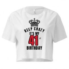 Ladies Festival Cali Crop Top Tee