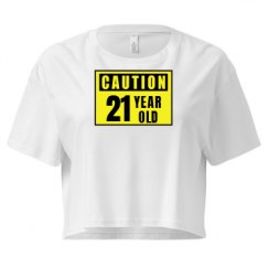 Ladies Festival Cali Crop Top Tee