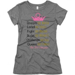 Ladies Slim Fit Super Soft Triblend Tee