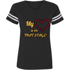 Ladies Relaxed Fit Vintage Sports Tee