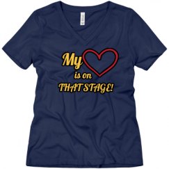 Ladies Relaxed Fit V-Neck Tee