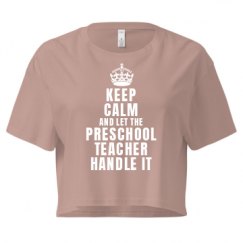 Ladies Festival Cali Crop Top Tee