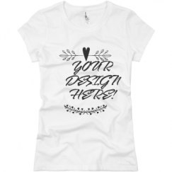 Ladies Slim Fit Basic Promo Jersey Tee
