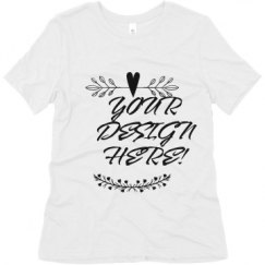 Ladies Relaxed Fit Super Soft Triblend Tee