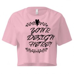 Ladies Festival Cali Crop Top Tee