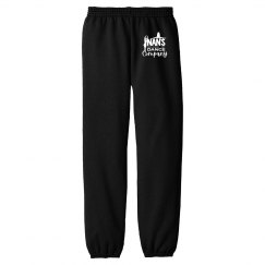 Nan's Company Fleece Sweatpants (Youth) - White Logo