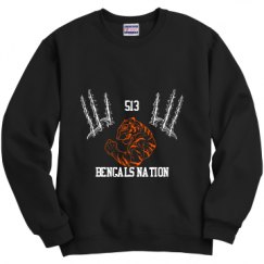 Unisex Film and Foil Crewneck Sweatshirt