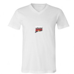 Unisex V-Neck Jersey Tee