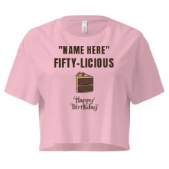 Ladies Festival Cali Crop Top Tee