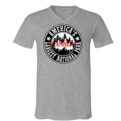 Unisex V-Neck Jersey Tee