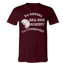 Unisex V-Neck Jersey Tee