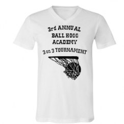 Unisex V-Neck Jersey Tee