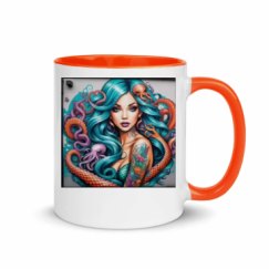 11oz Ceramic Mug with Color Inside