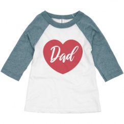 Toddler 3/4 Sleeve Raglan Tee