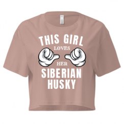 Ladies Festival Cali Crop Top Tee